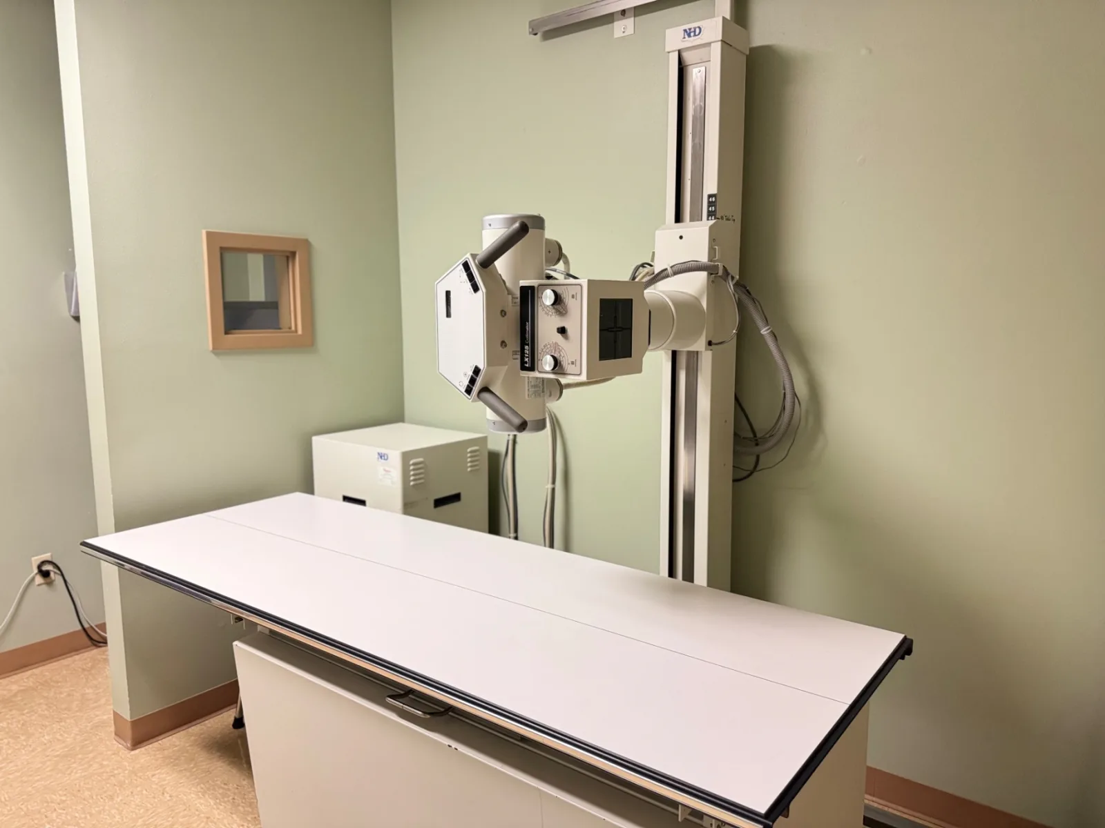 In-office x-ray equipment at Preferred Pediatrics